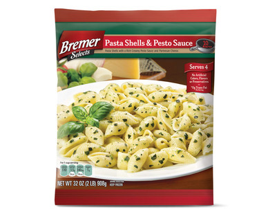 Bremer Selects Pasta Shells & Pesto Sauce or Four Cheese Fettuccine