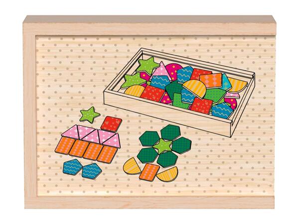 Playtive Wooden Magnetic Shapes/​Number/​Letters