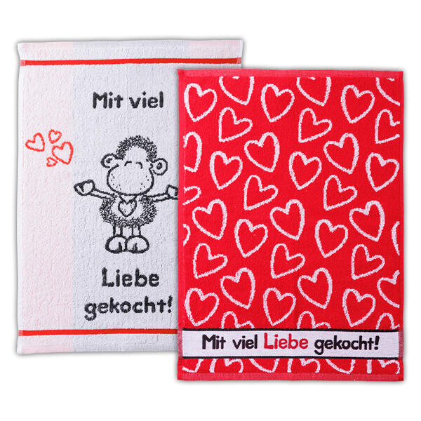 Küchen-Frottiertücher 2er-Set