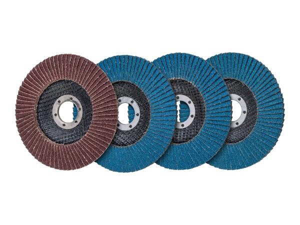 Parkside Flap Grinding Disc Set - 4 Piece Set