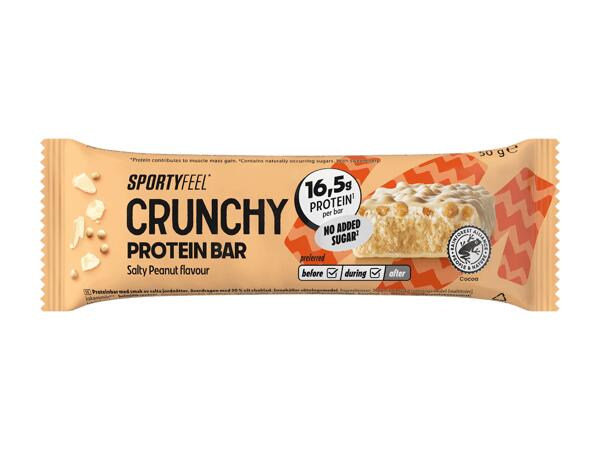 Barre protéinée Crunchy Salty Peanut