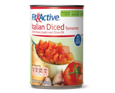 Fit & Active No Salt Added Italian Diced Tomatoes