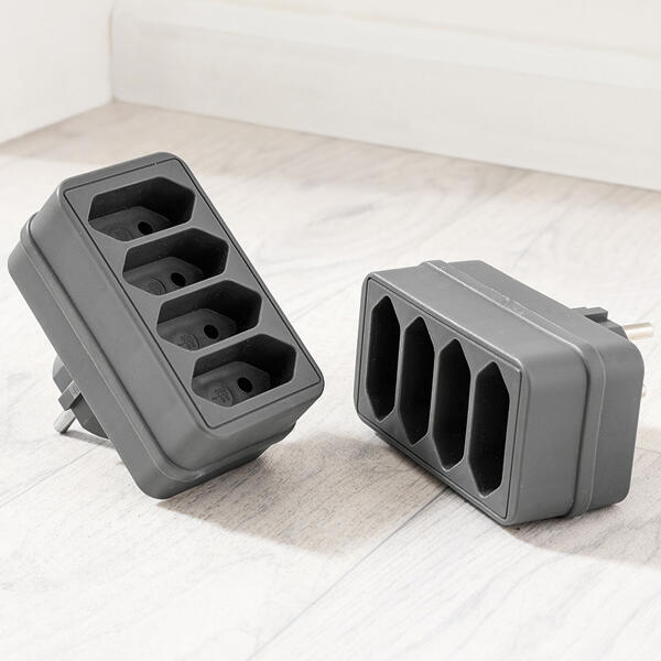 4-fach Steckdosenadapter