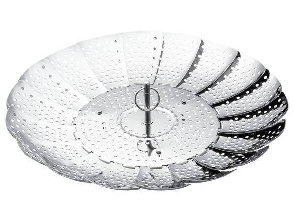 Stainless Steel Splatter Guard Set, Steamer Basket or Funnel