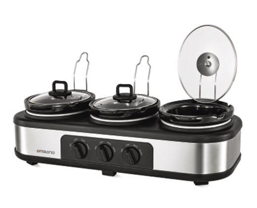 Ambiano 
 Triple Slow Cooker