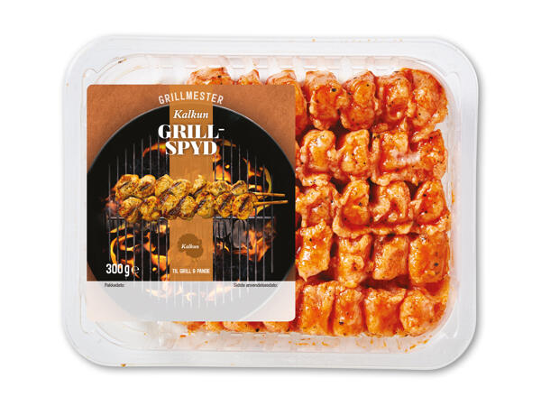 Marinerede kalkungrillspyd
