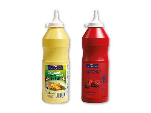 Graasten ketchup eller remoulade
