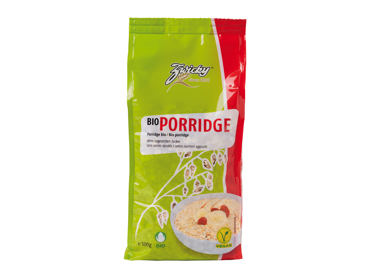 Zwicky BIO Porridge mit Früchten