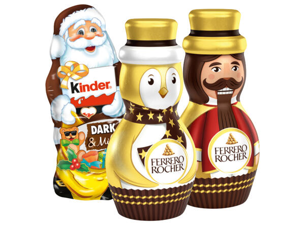 Ferrero/Kinder Rocher Hohlfiguren oder Kinder Weihnachtsmann