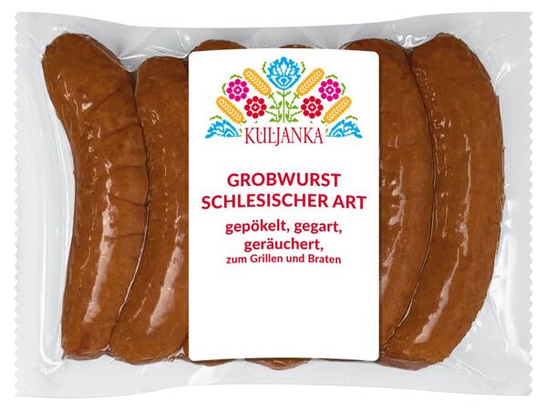 Grobwurst Schlesischer Art
