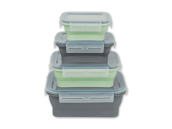Faltbare Frischhaltedosen oder Lunchbox