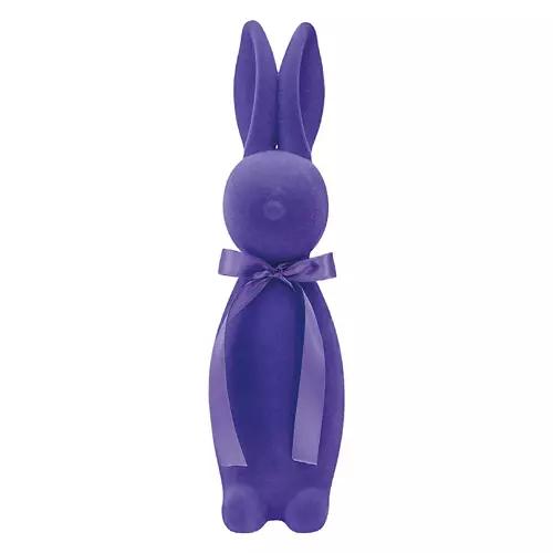 20" Tall Flocked Bunny - Purple