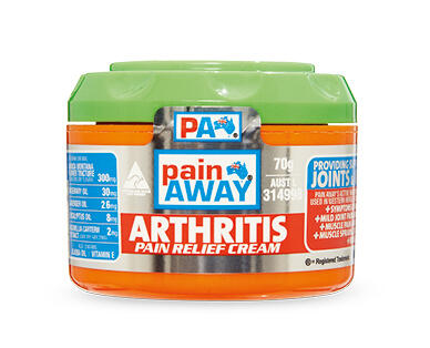Pain Away Assorted Creams or Spray 70g/100ml