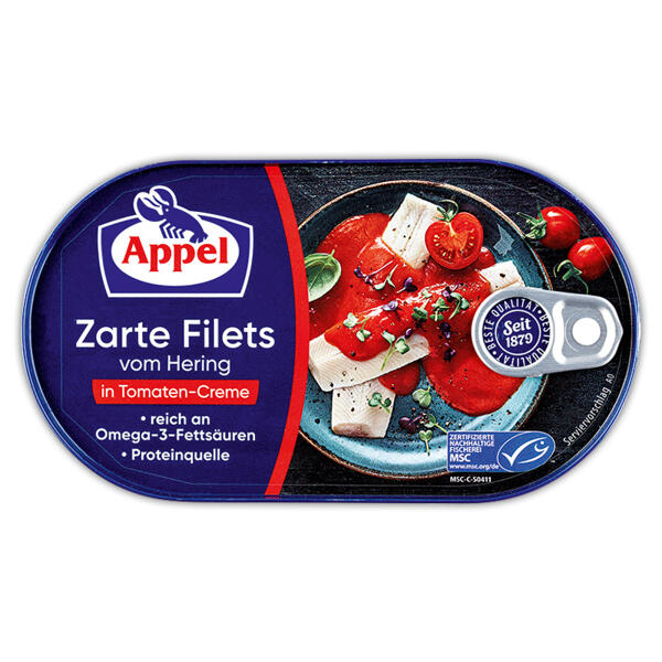 Zarte Filets vom Hering