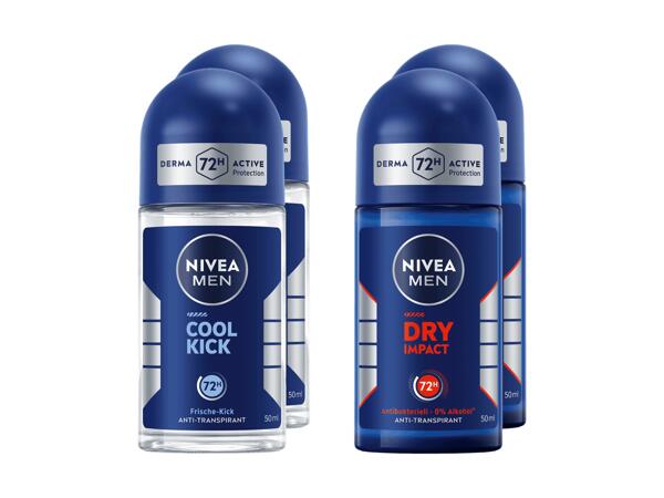 Déodorant roll-on Nivea Men, pack de 2