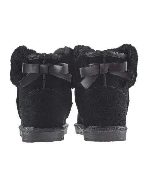 Avenue Ladies' Black Lambskin Boots