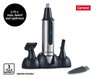 3-in-1 Mens Personal Grooming Set - Battery Operated