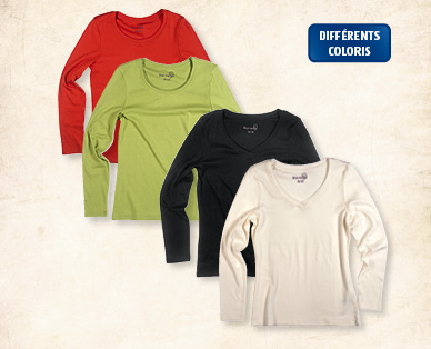 T-shirt manches longues pour femmes BLUE MOTION
