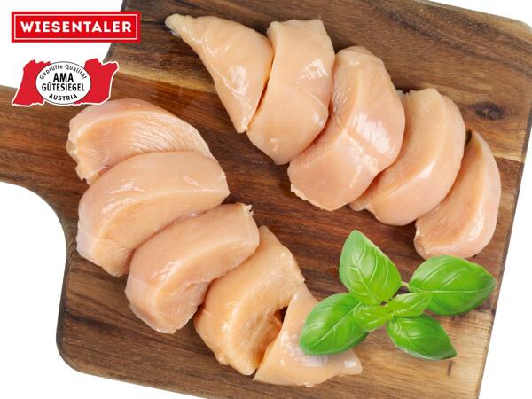 Frische Maishendl Ministeaks
