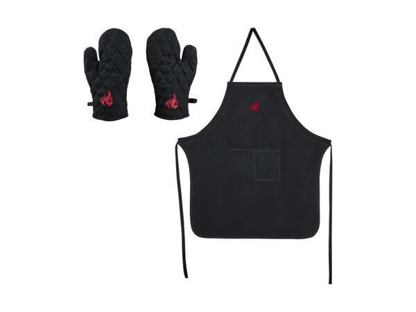 Ofenhandschuhe, 2er/​Grillschürze