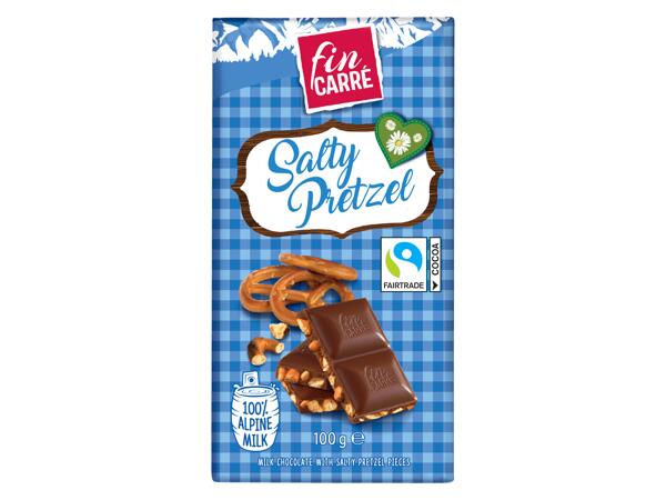 Milk Chocolate with Pretzel pieces