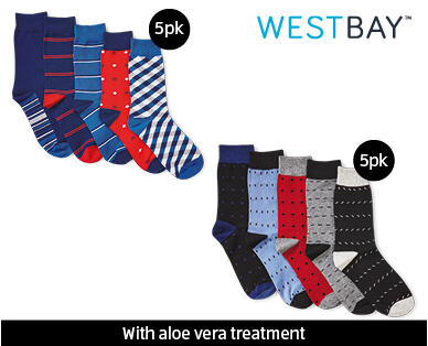 Men's Crew Socks 5 pack