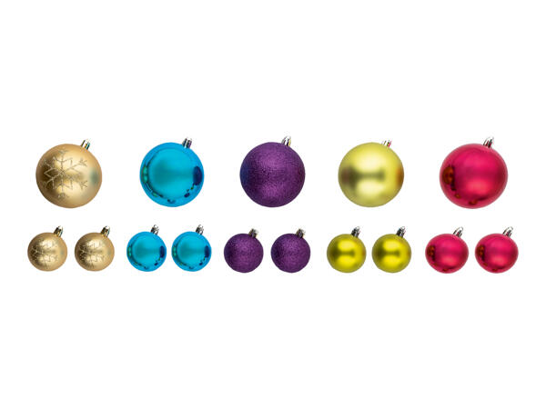 Livarno Home Christmas Tree Baubles - 68 pack