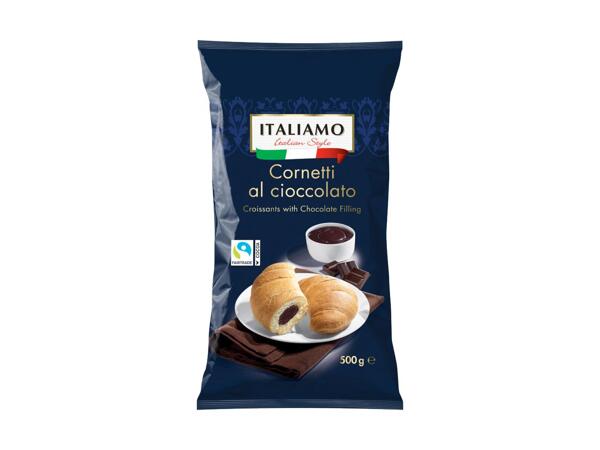 Croissants With Chocolate Filling