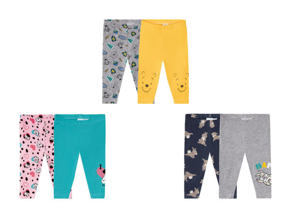 Leggings pour bébé, lot de 2 (uniquement en Suisse romande)