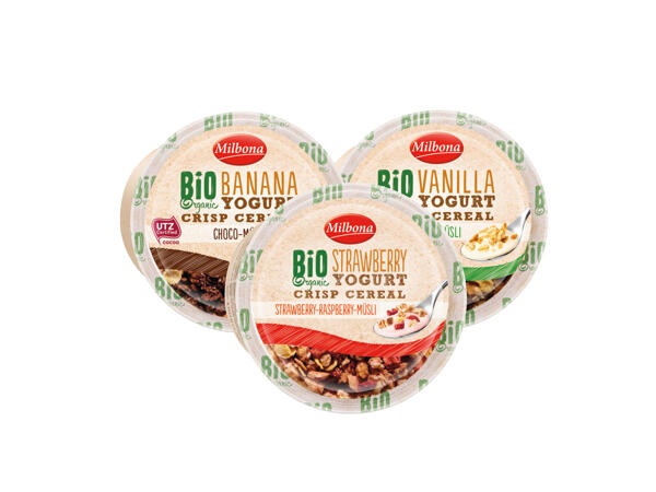 Ekologisk yoghurt med müsli