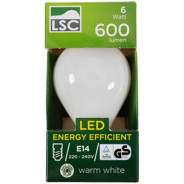 LSC Kugel-LED-Lampe in Soft Tone
