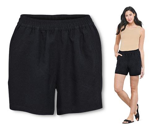 Serra Ladies Linen Shorts