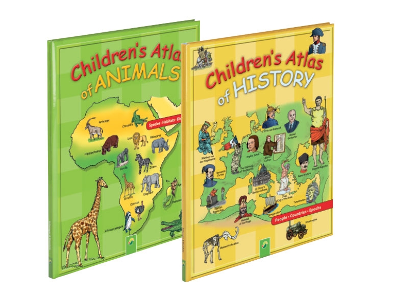 Kids' Fascinating Facts Book or Atlas