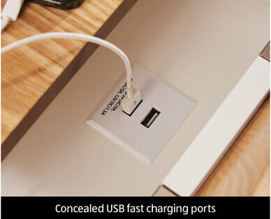 Side Table with Charger