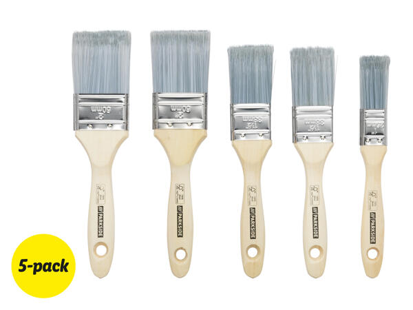 Platta penslar, 5-pack