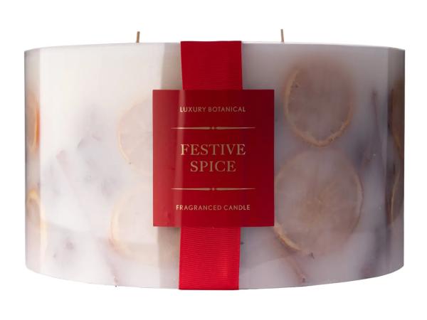 Large Winter Inclusion Candle 4.5kg - Festive Spice