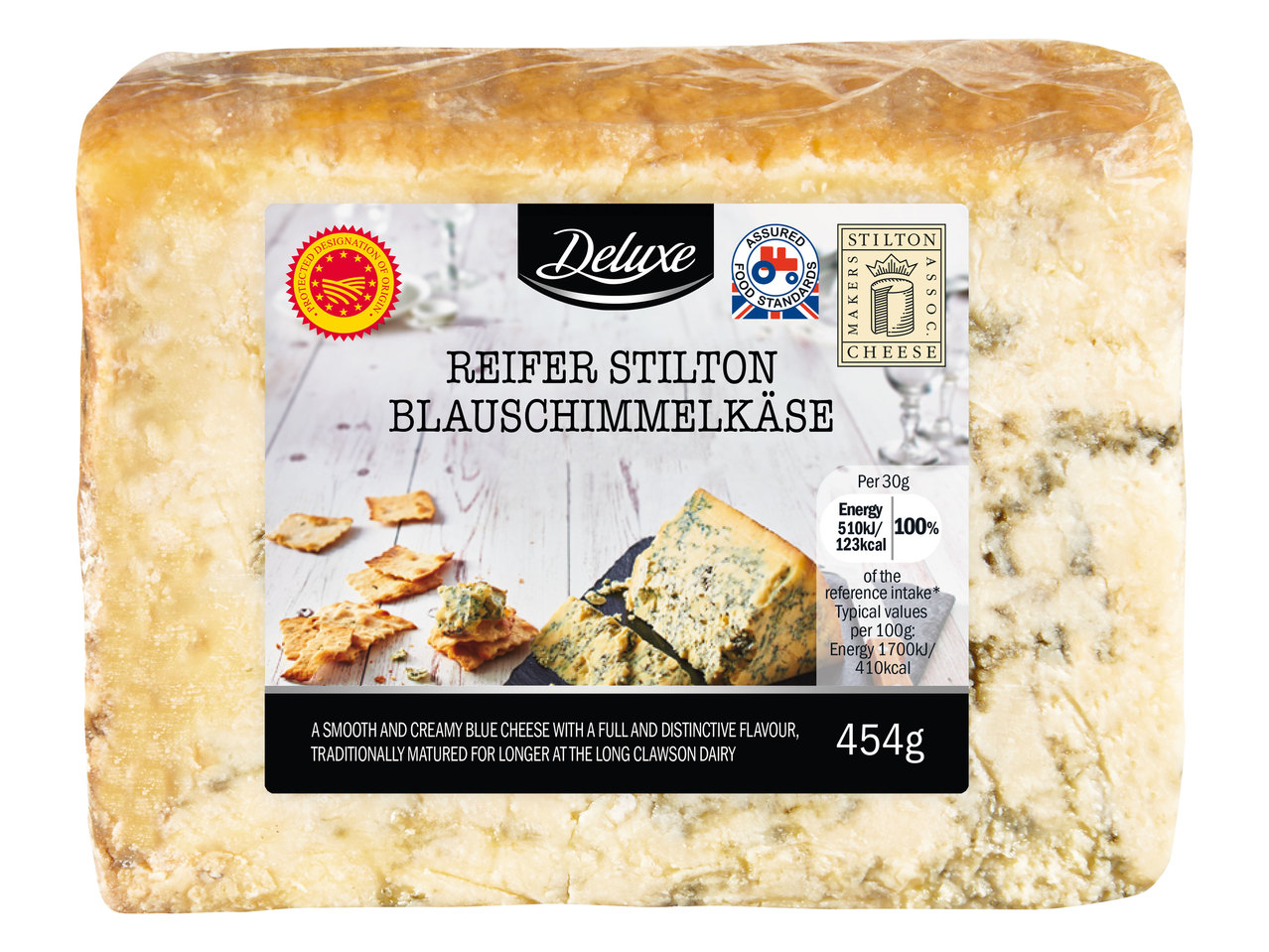 DELUXE Reifer Stilton Blauschimmelkäse