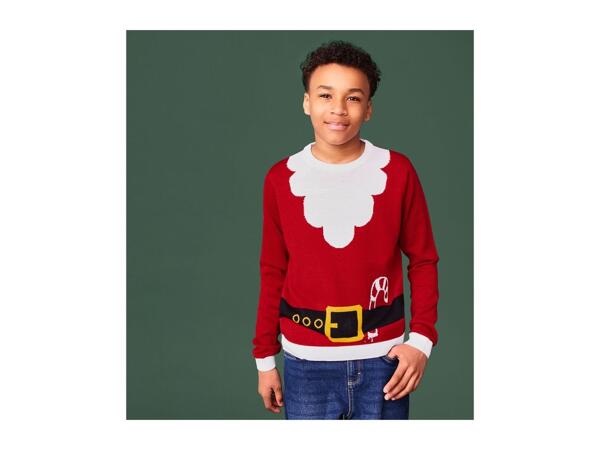 Pepperts Red Light-Up Christmas Jumper with Music