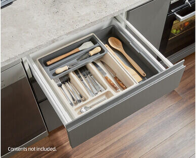 Expandable Cutlery and Utensils Tray