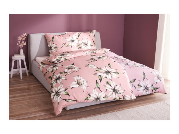 Livarno Home Sateen Fitted Sheet - Double