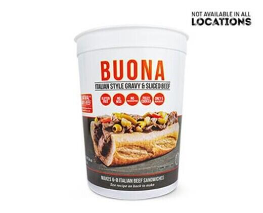 Buona 
 4 lb. Italian Beef
