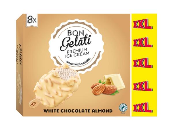 XXL White Chocolate Almond Ice Cream