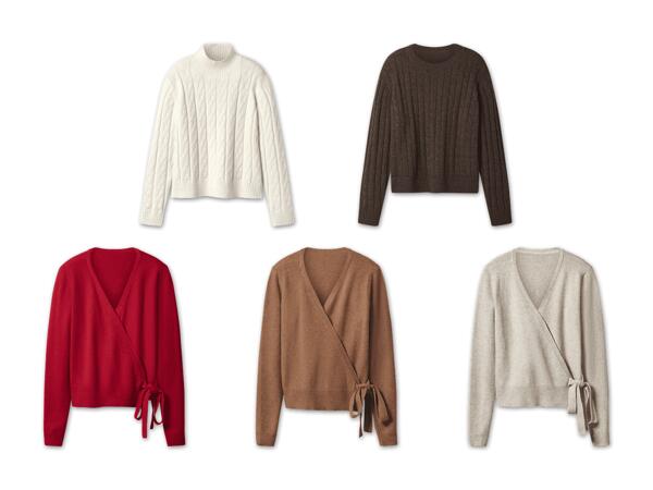 Damen Strickpullover/Wickelcardigan