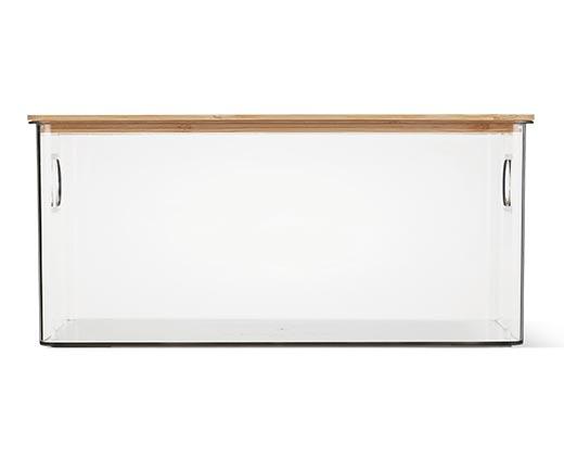 Crofton Bamboo Lid Fridge or Pantry Organizers