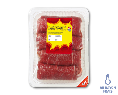 Paupiettes de viande façon chasseur