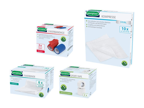 Assortimento di bende e nastro