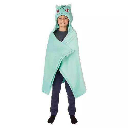 30" x 70" Kid's Wearable Bulbasaur Hooded Throw