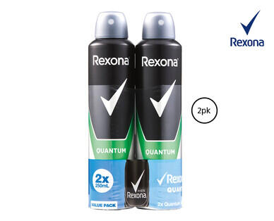 Rexona Antiperspirant Aerosol Deodorant 2 x 145g