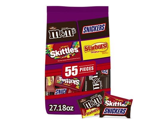 Mars 
 Assorted Chocolate & Confectionary 55 Pieces