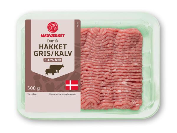 MADVÆRKET Herregårdskoteletter, skinkeschnitzler eller hakket gris og kalv